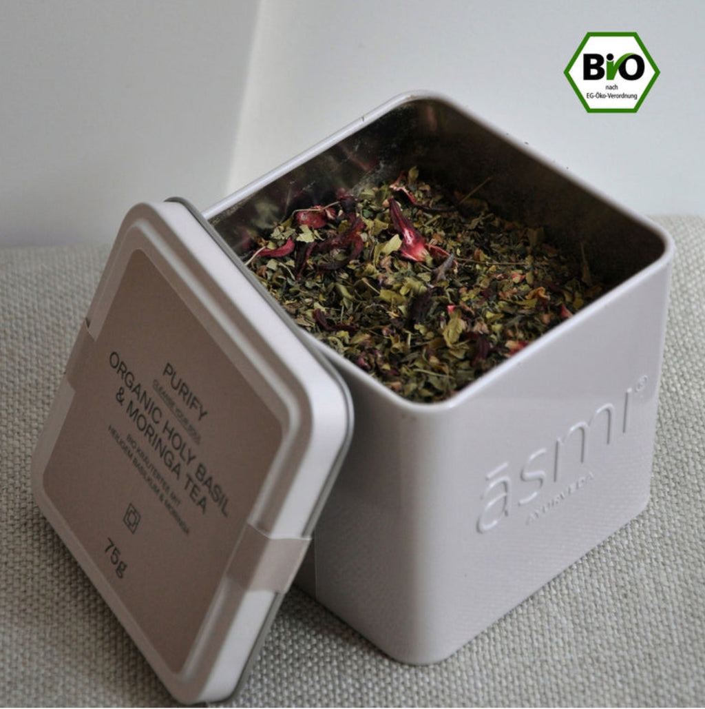 Asmi Ayurveda Purify Tea w/ Holy Basil & Moringa image 1