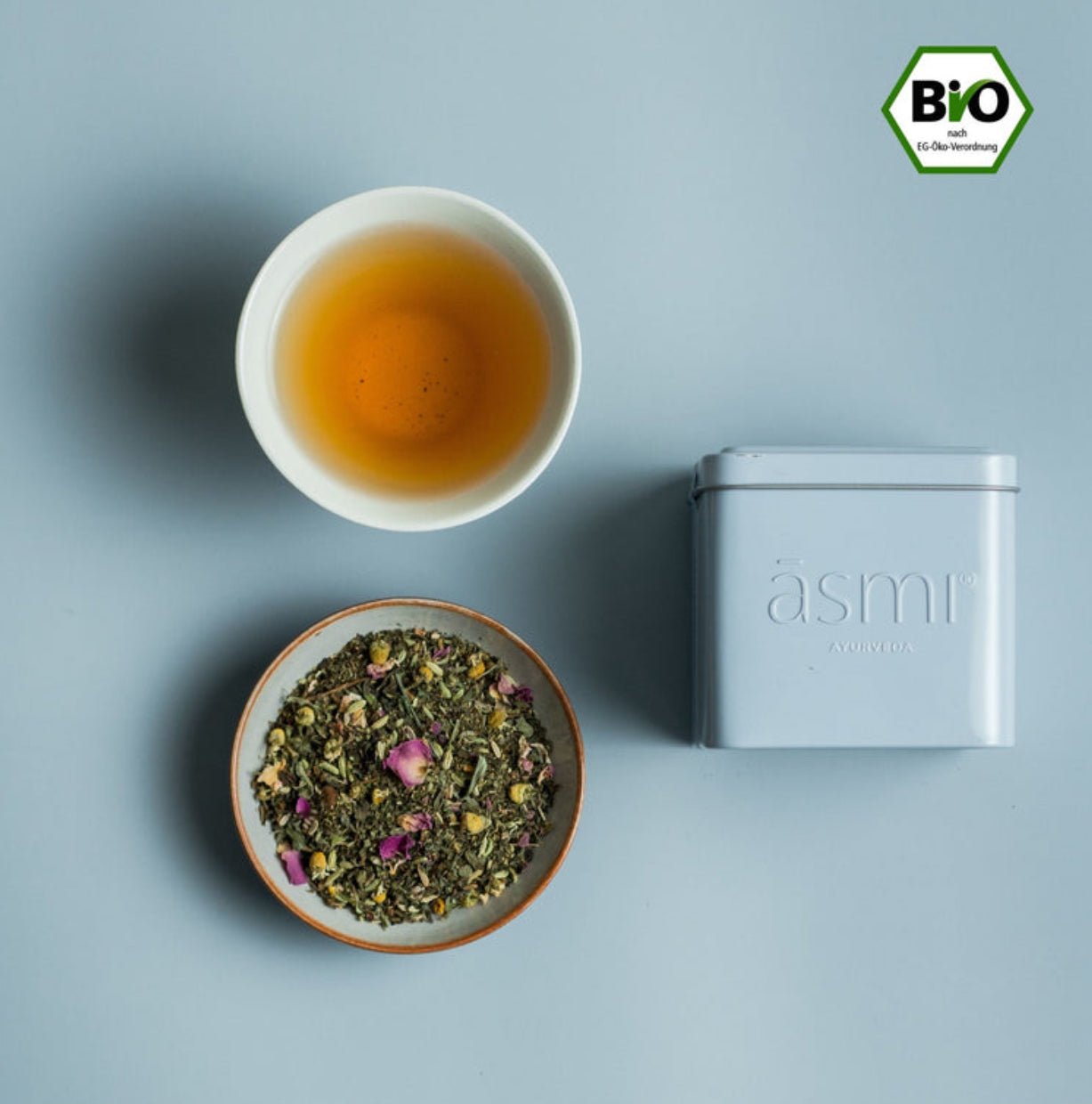 Asmi Ayurveda Relax Tea w/ Chamomile & Rose Petals image 0