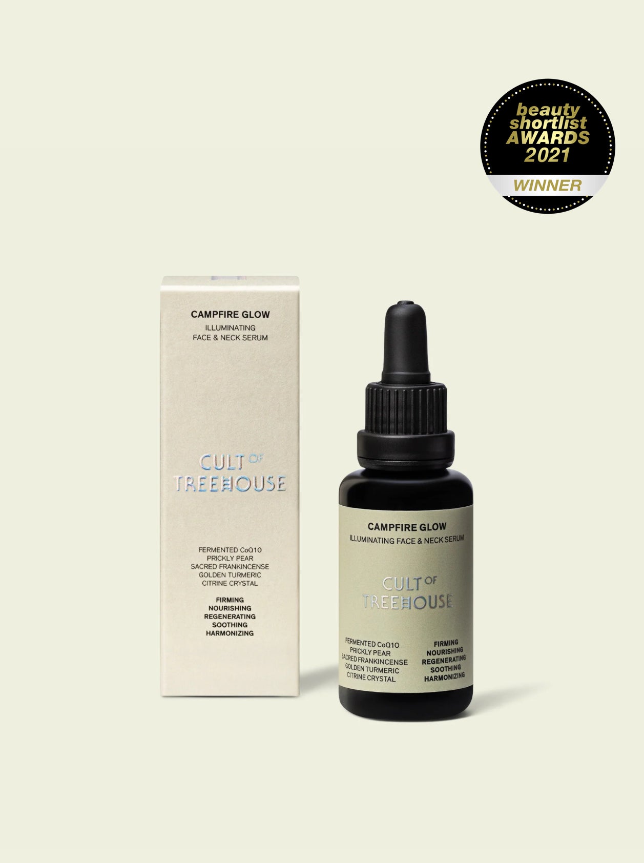 Cult of Treehouse Campfire Glow Illuminating Face & Neck oil image 0