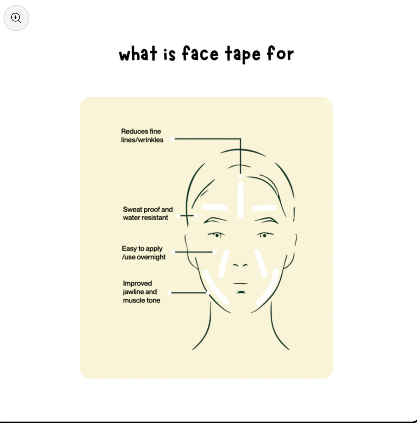 Mintier Lift & Smooth Face Tape image 2