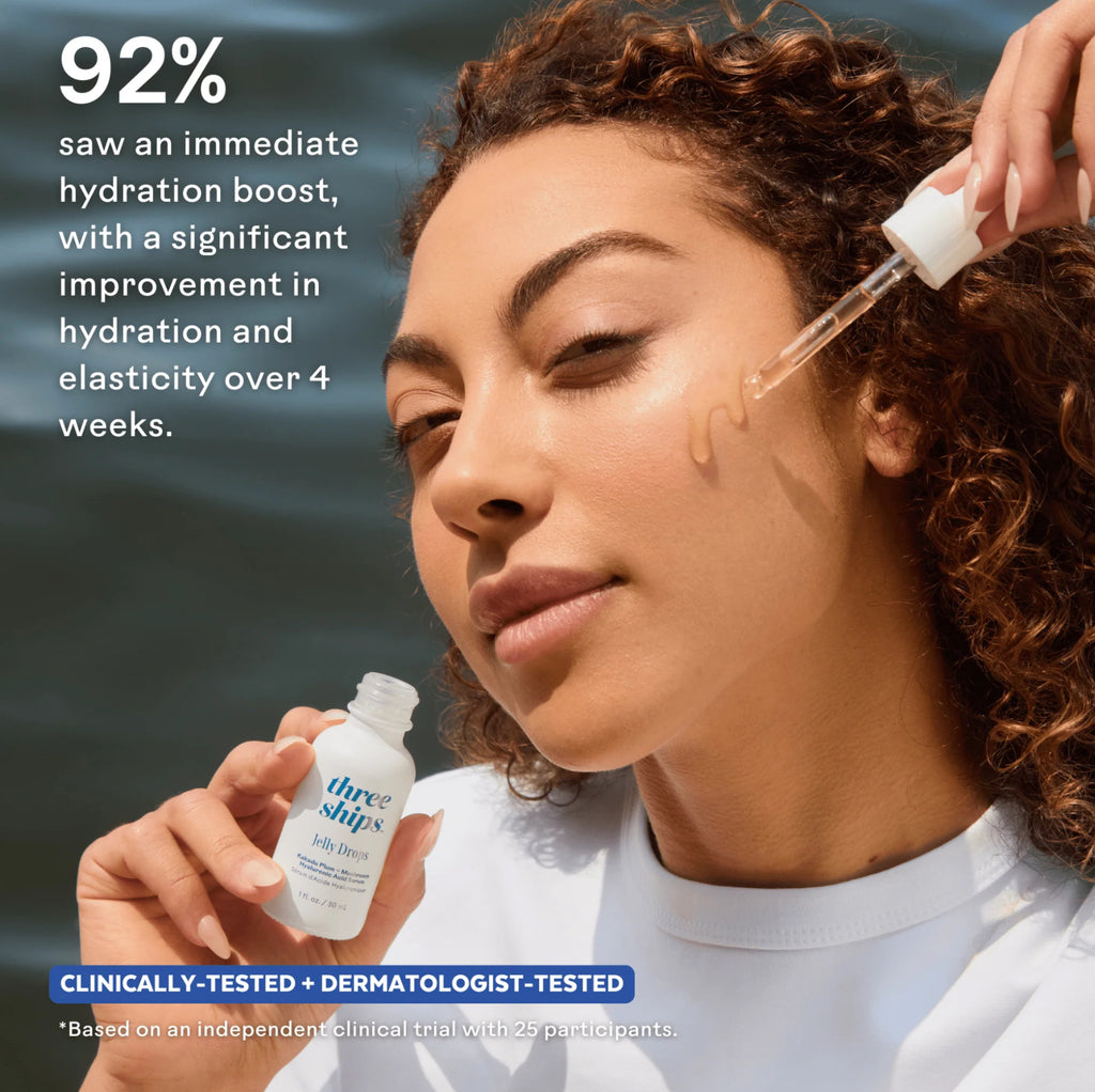 Three Ships Jelly Drops Tremella + Kakadu Plum Hydration Serum