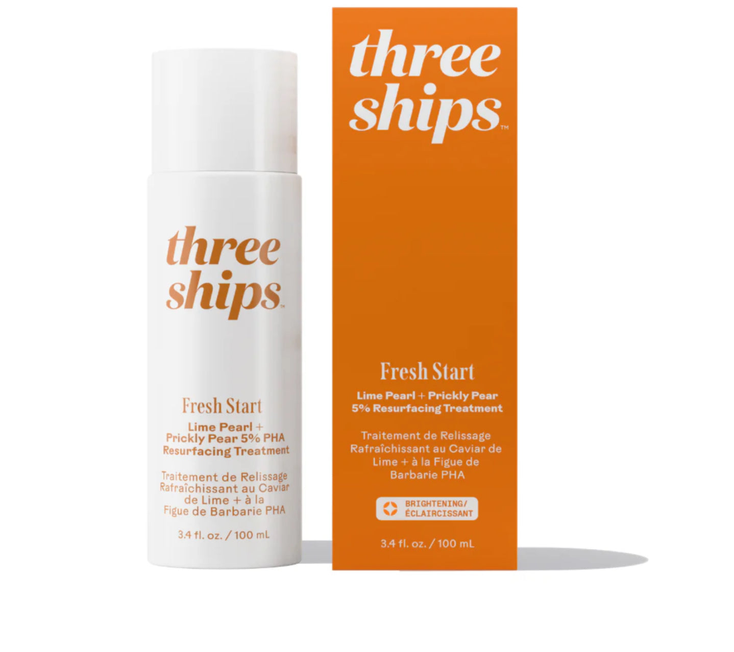 Three Ships Fresh Start Lime Pearl + Prickly Pear 5% PHA Resurfacing Treatment