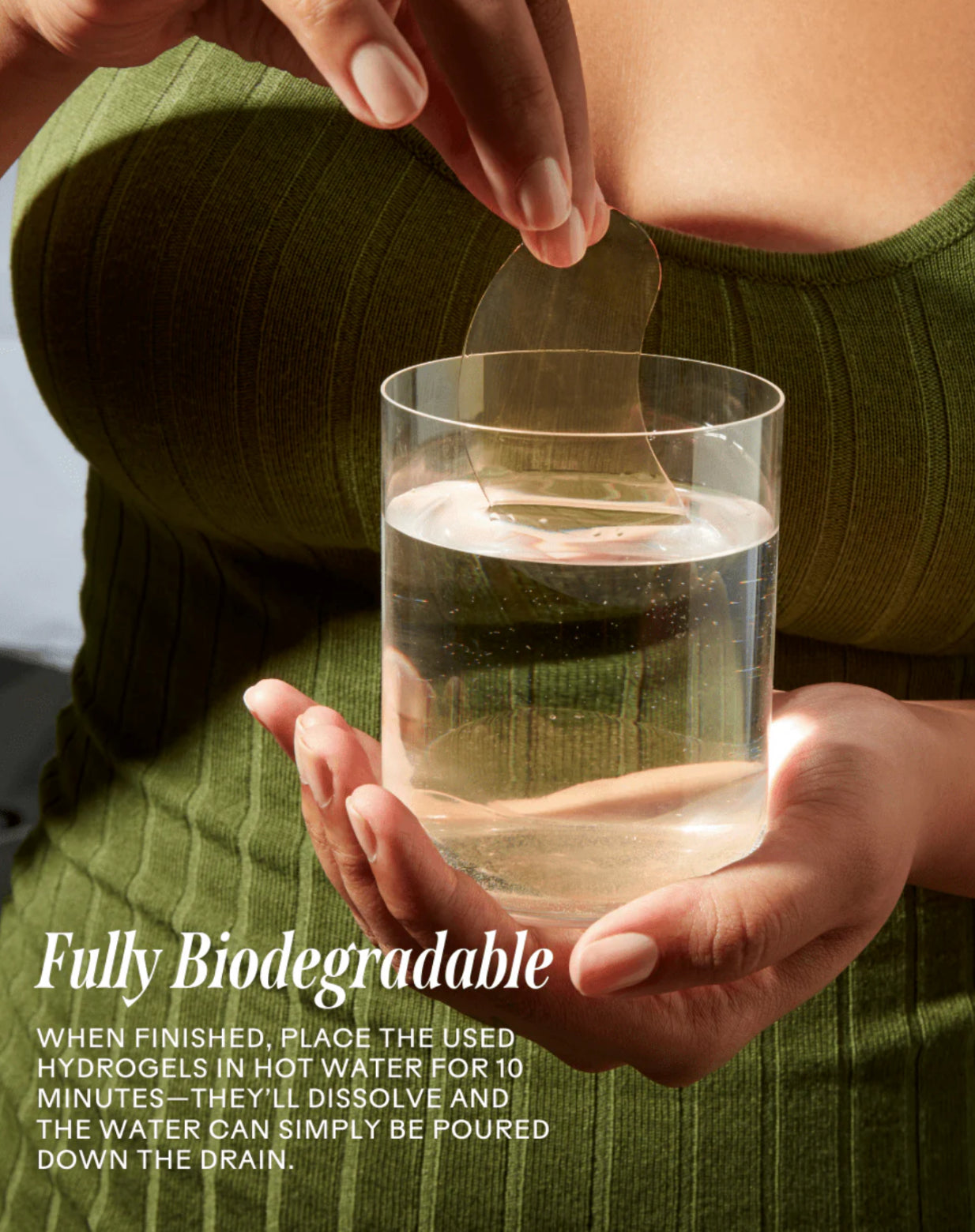 Three Ships Brighter Days Red Algae + Avocado Biodegradable Eye Masks