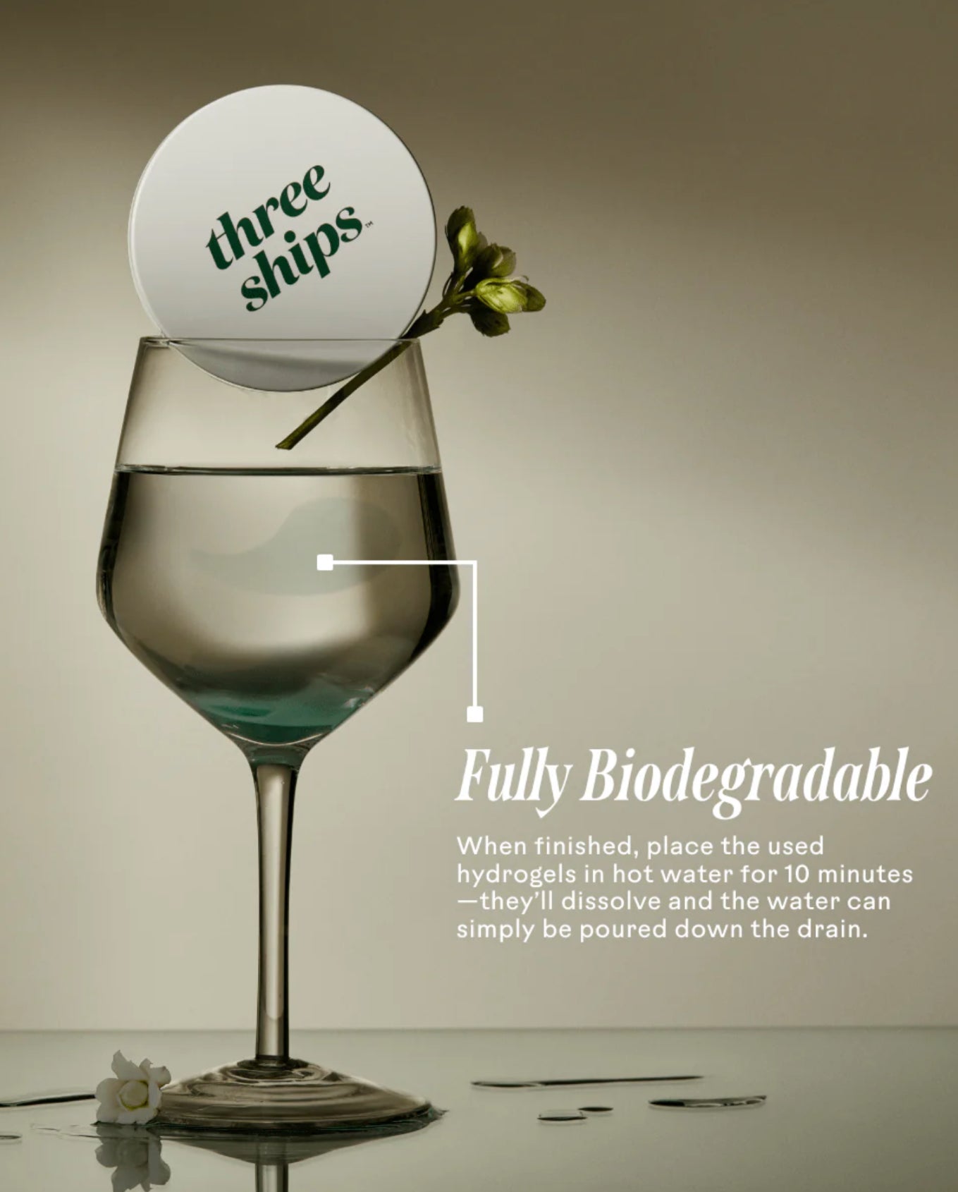 Three Ships Off Duty Sea Algae + Bio Peptide Smoothing Biodegradable Eye Masks