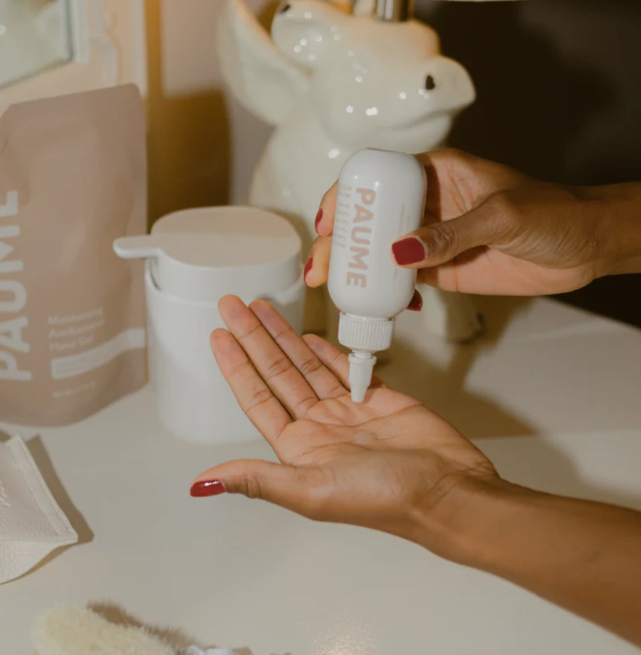 Paume Moisturing Antibacterial Hand Gel Travel Size image 1