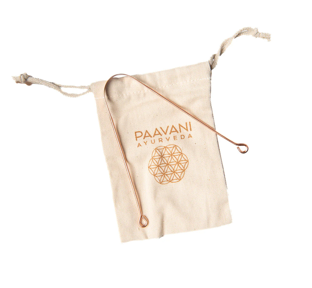 Paavani AyurvedaCopper Tongue Cleaner image 0